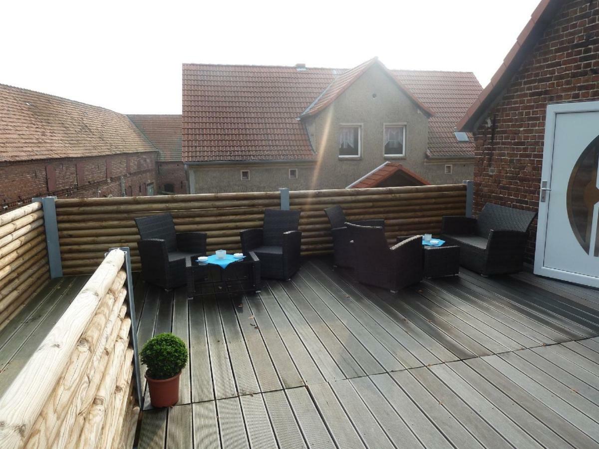 Landgasthof Deinert Genthin Exterior foto